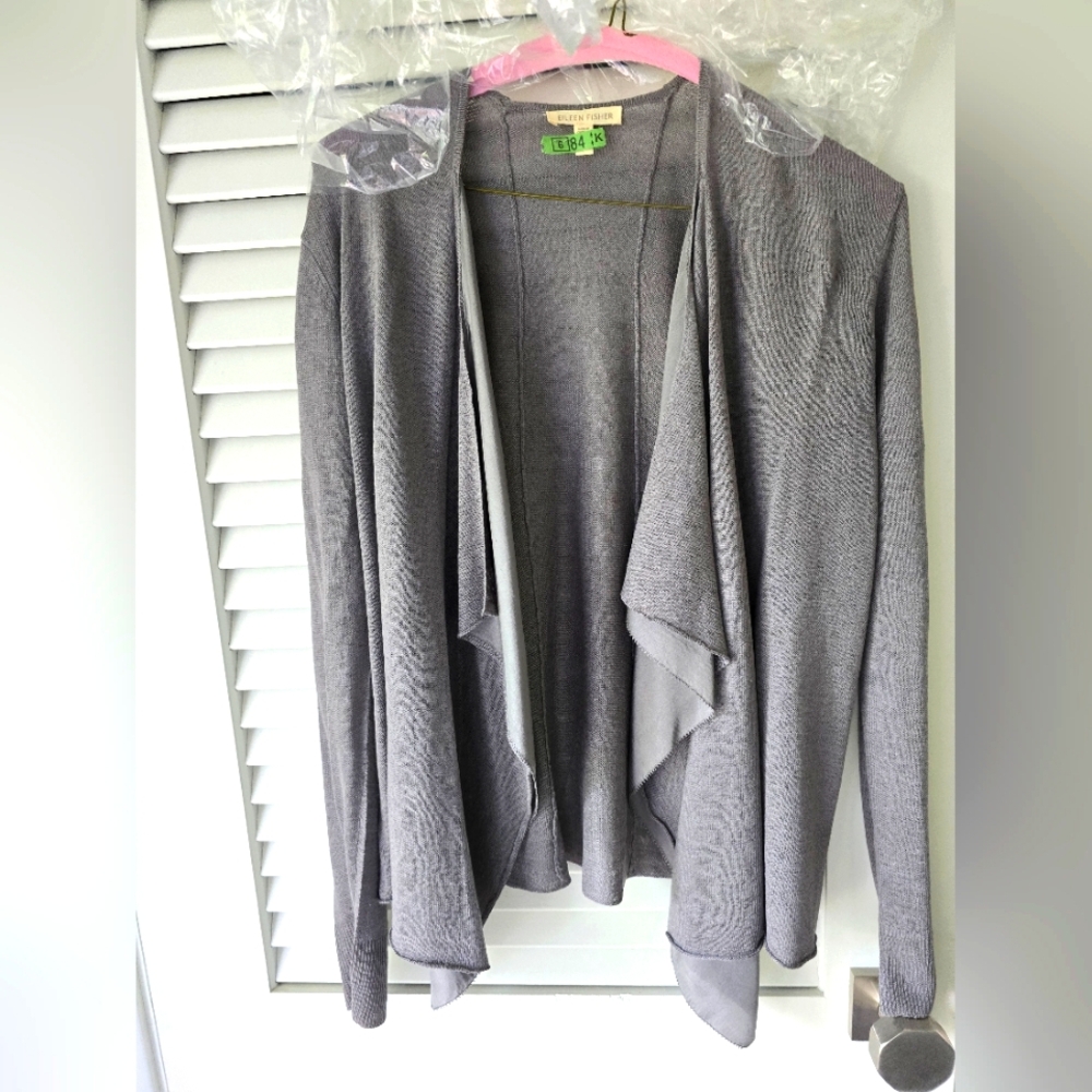 Eileen Fisher Women's Gray Cardigan